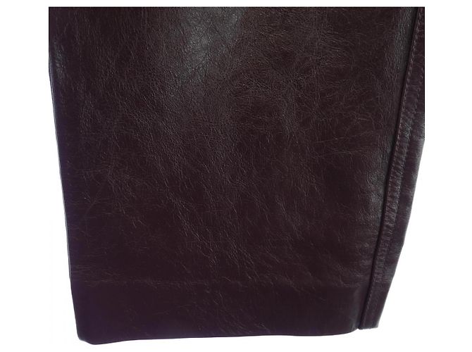 Gucci Kalbslederhose Rot - Ansicht 6