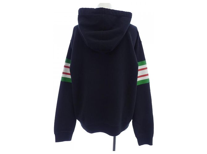 Moletom de algodão com logo Interlocking G Gucci Preto - vista 2