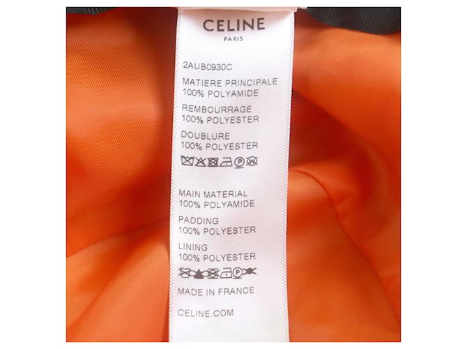 Céline Celine 2AUB0930C Nylon-Hut Schwarz Orange - Ansicht 10