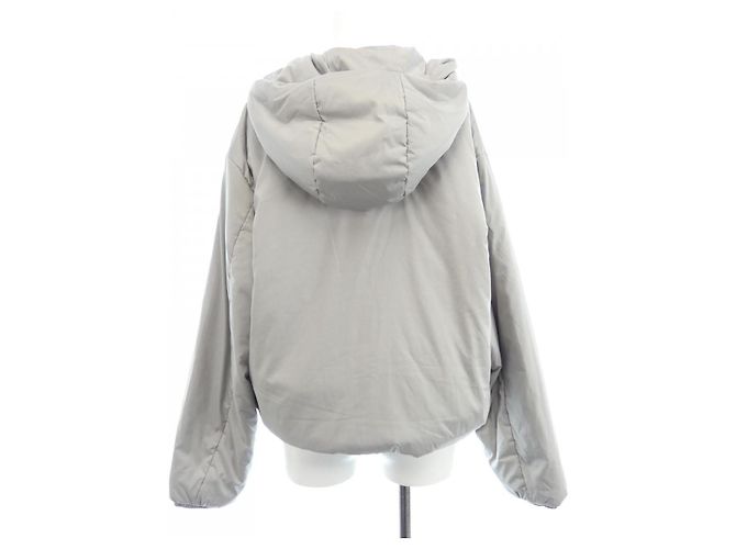 Miu Miu Technical Pongee Down Jacket Brown - view 2