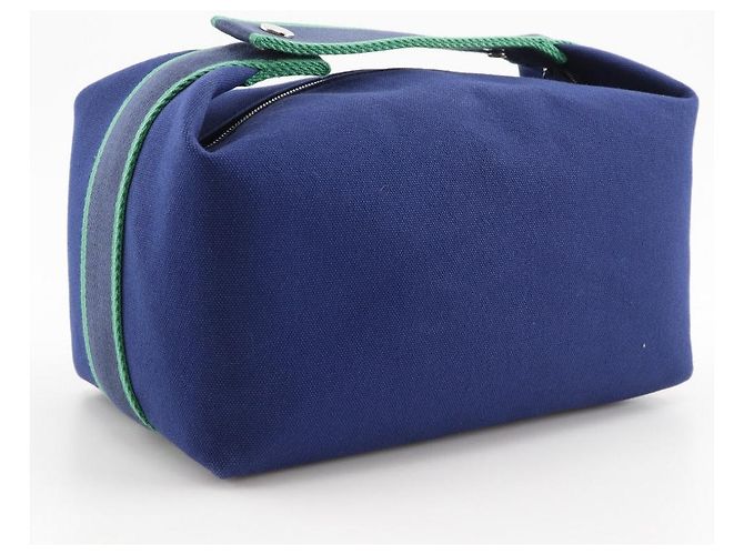 Hermès Bolso de lona Hermes Bride-a-Brac Azul - vista 3