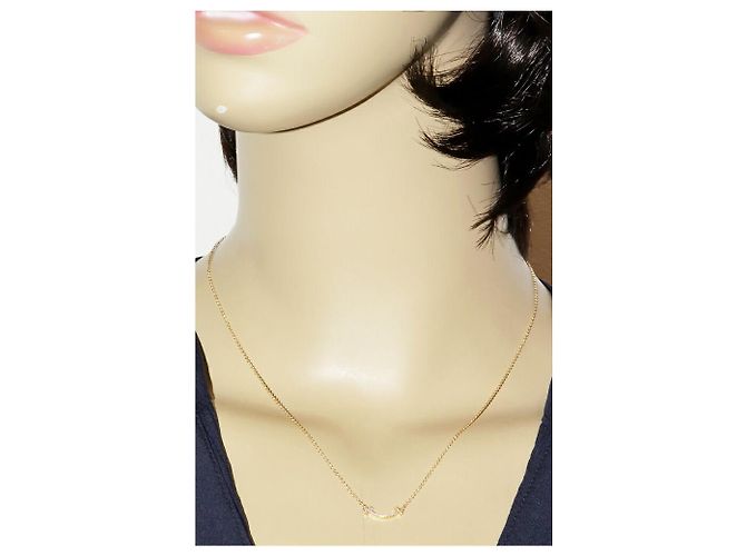 Tiffany & Co Collana Tiffany T Smile in oro au750 e diamanti D'oro - vista 2
