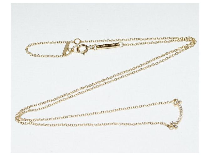 Tiffany & Co Collana Tiffany T Smile in oro au750 e diamanti D'oro - vista 3