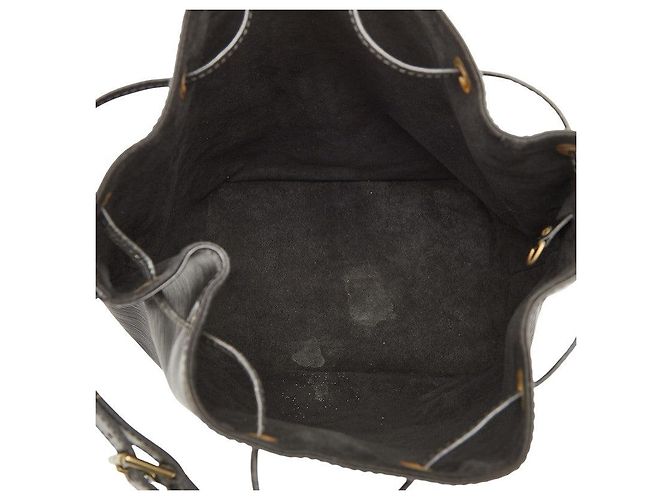 Borsa a tracolla Louis Vuitton Noe in pelle Epi Nero - vista 10