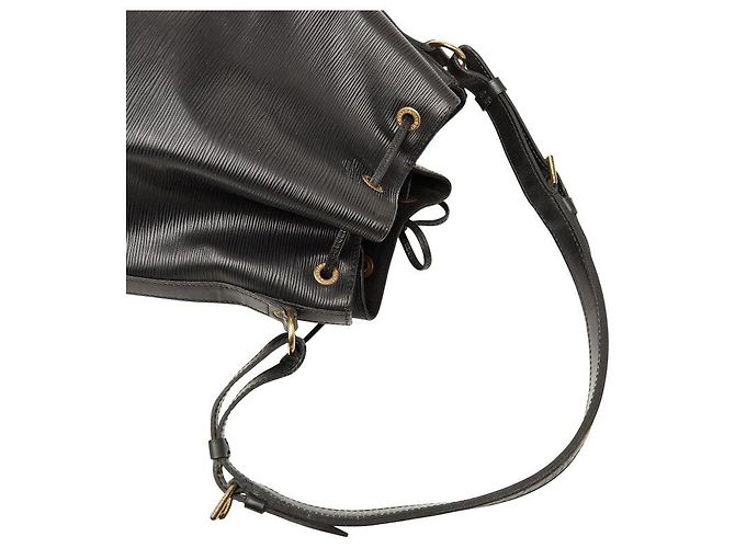 Borsa a tracolla Louis Vuitton Noe in pelle Epi Nero - vista 9
