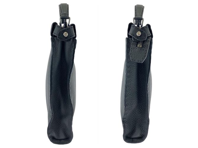 Valigetta in pelle Sellaria Fendi Peekaboo Marrone - vista 7