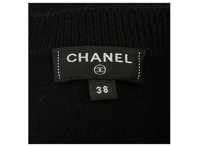 Timeless Malha de cashmere Chanel Preto - vista 5