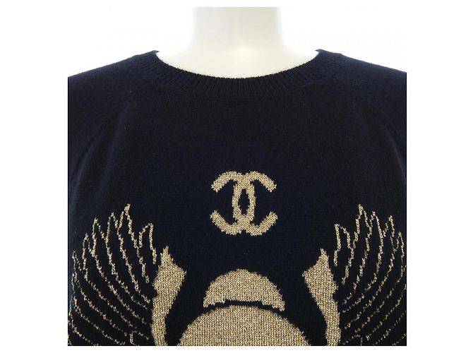 Timeless Malha de cashmere Chanel Preto - vista 6