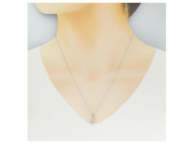 Autre Marque Collana in oro bianco 10K e diamanti Argento - vista 6