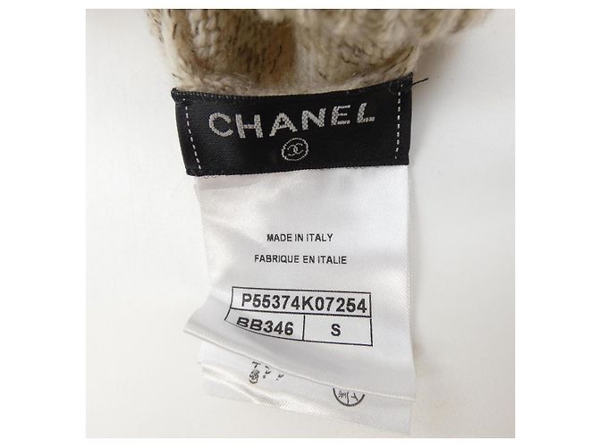 Timeless Chanel P55374K07254 Armwärmer aus Kaschmir Beige - Ansicht 4