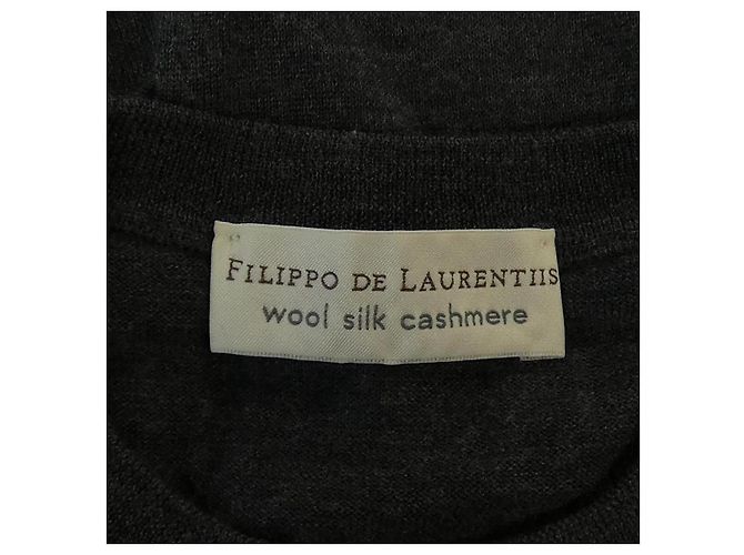 Autre Marque Filippo De Laurentiis Strick aus Kaschmir-Mischung Braun - Ansicht 4