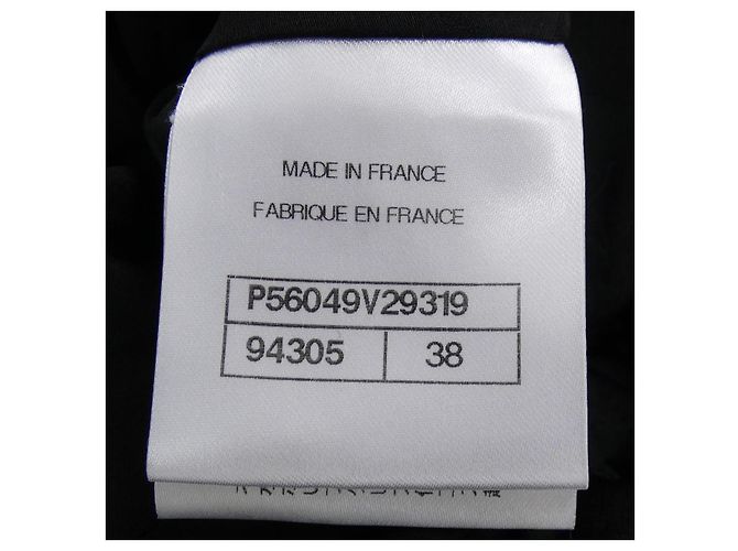 Timeless Chanel Kleid schwarz aus Stoff Größe 38 - Ansicht 4