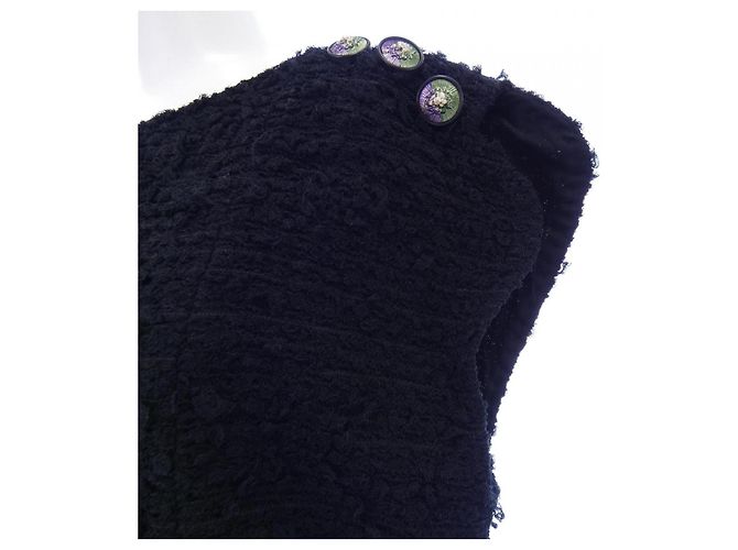Timeless Chanel Kleid schwarz aus Stoff Größe 38 - Ansicht 7