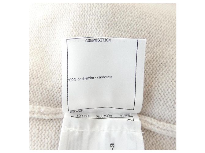 Timeless Chanel Kaschmir-Strick Beige - Ansicht 3