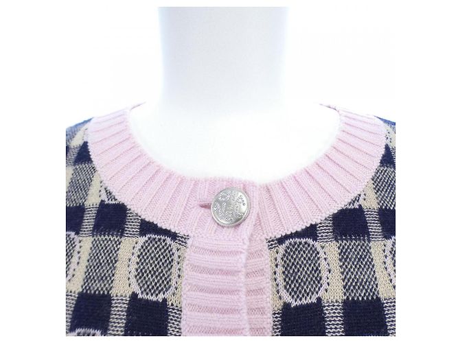 Timeless Vestido de mezcla de cachemir Chanel Rosa Azul Beige Azul marino - vista 6