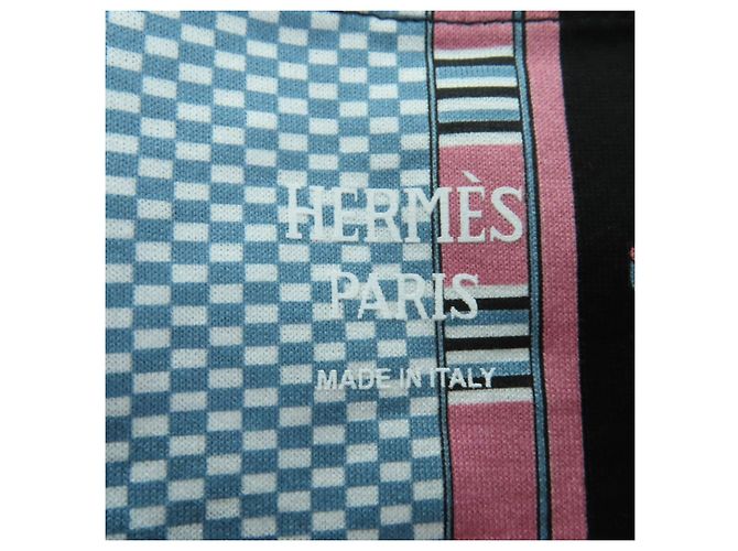 Camiseta de algodón Lettres Equestres Hermès 36 Multicolor - vista 5