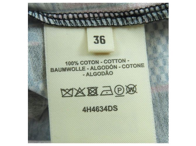 Camiseta de algodón Lettres Equestres Hermès 36 Multicolor - vista 6