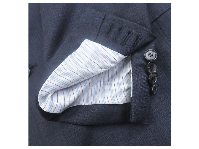 Autre Marque Traje de lana Sartorio Azul Azul marino - vista 8