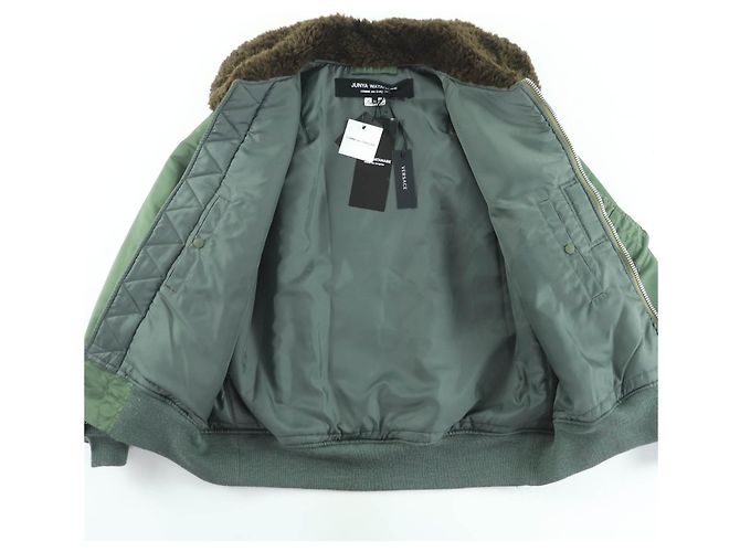Chaqueta Junya Watanabe Comme des Garcons Versace Verde Caqui - vista 3