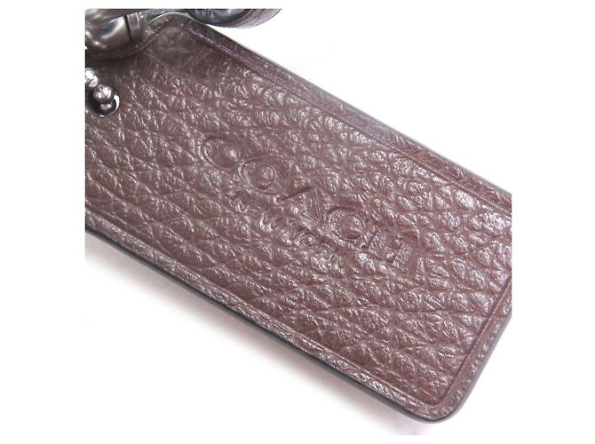 COACH Warner Cross Sling Borsa a tracolla in pelle granulata raffinata Marrone - vista 10