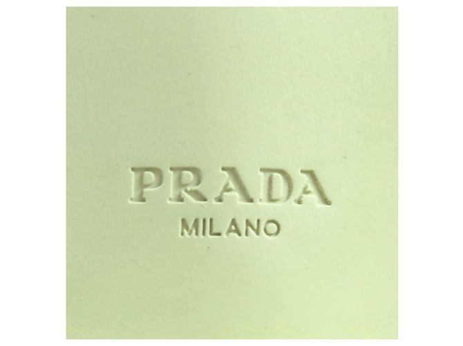Kurze Stiefel Prada Lederstiefel Beige - Ansicht 13