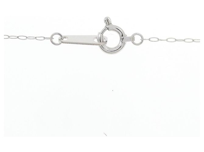 Autre Marque Collana Luna in Diamanti e Oro Bianco K10 Argento - vista 5