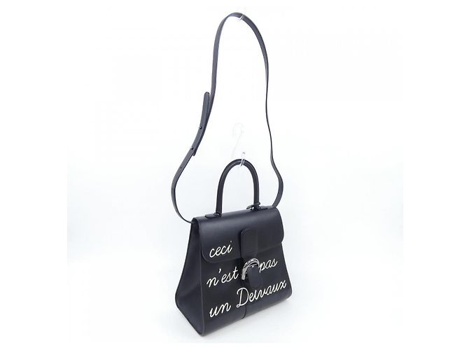 Borsa Delvaux L'HUMOUR RENE MAGRITTE Nero - vista 2