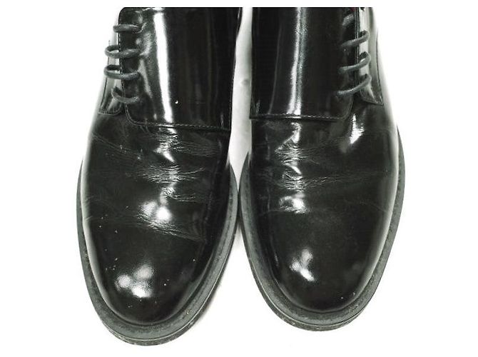 Autre Marque PLUSON SHOE SUPPLY Lacklederschuhe Schwarz - Ansicht 5