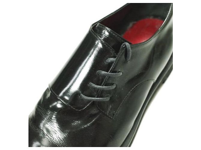 Autre Marque PLUSON SHOE SUPPLY Lacklederschuhe Schwarz - Ansicht 6
