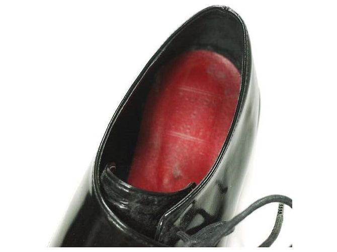 Autre Marque PLUSON SHOE SUPPLY Lacklederschuhe Schwarz - Ansicht 7