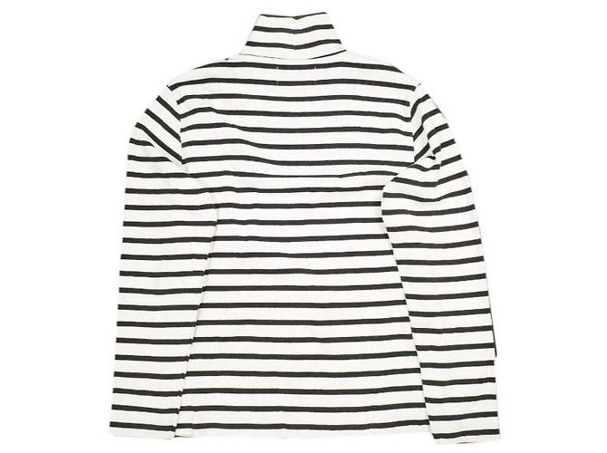 Autre Marque OUR LEGACY MARRON WHITE STRIPE Camiseta de manga larga de algodón Castaño Blanco - vista 2