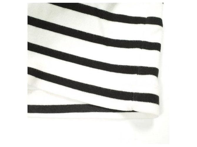 Autre Marque OUR LEGACY MARRON WHITE STRIPE Camiseta de manga larga de algodón Castaño Blanco - vista 7