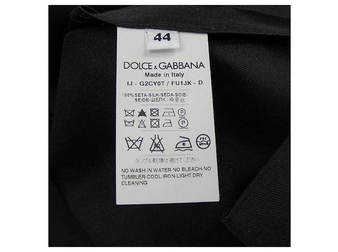 Dolce & Gabbana Seidenjacke Dolce&Gabbana Schwarz - Ansicht 3