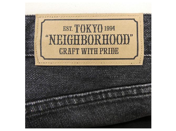Autre Marque Jeans Neighborhood Negro - vista 6