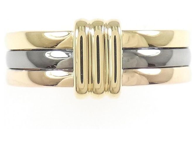 Autre Marque Mauboussin Elegance Francaise Tricolor Gold Ring Golden - view 2