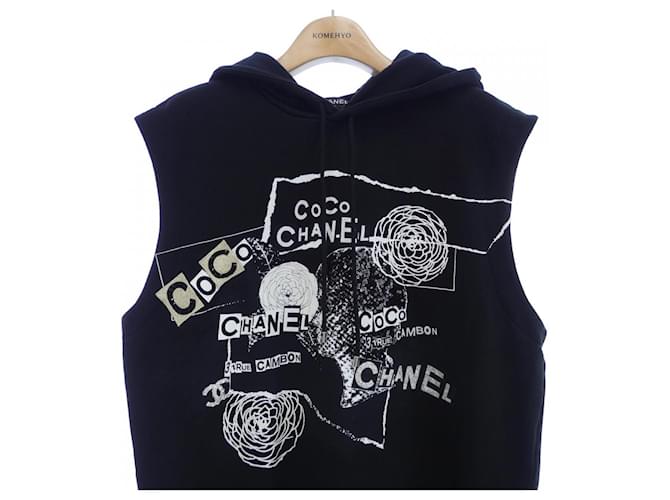 Sudadera con capucha Chanel Negro - vista 6