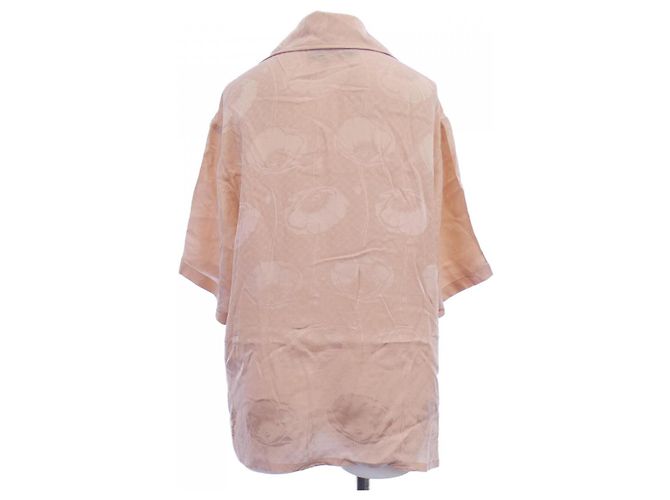 Camicia Gucci in seta a maniche corte Rosa - vista 2