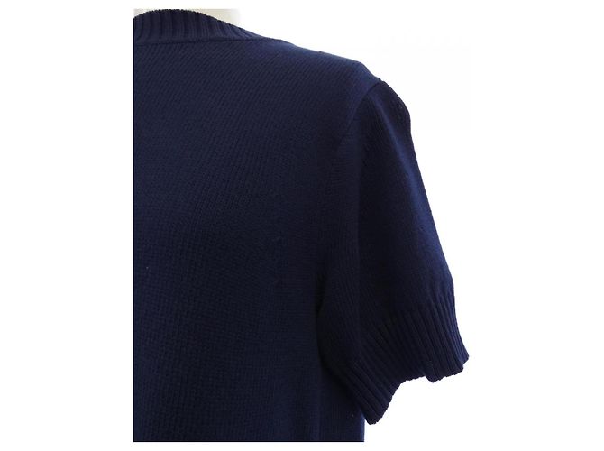 Sacai Kleid Weiß Blau Marineblau - Ansicht 6