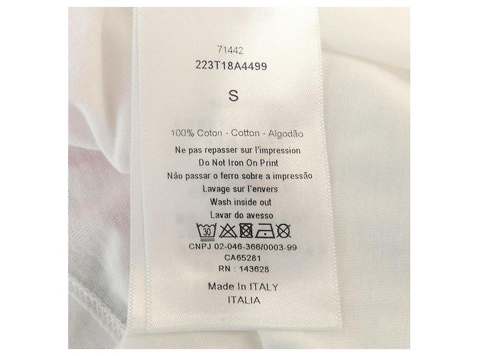 Camiseta de algodón Christian Dior Blanco - vista 3
