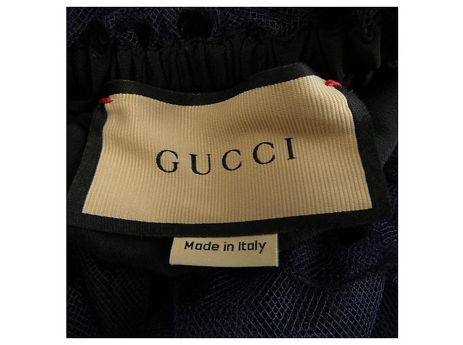 Túnica de seda Gucci Negro - vista 5