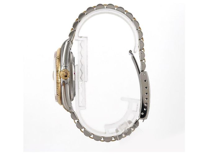 Orologio Rolex Datejust in acciaio inossidabile e oro giallo D'oro - vista 3