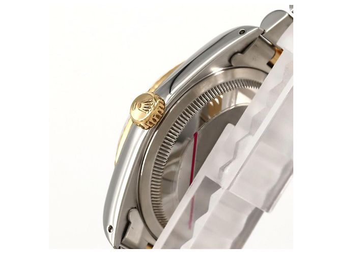 Orologio Rolex Datejust in acciaio inossidabile e oro giallo D'oro - vista 4