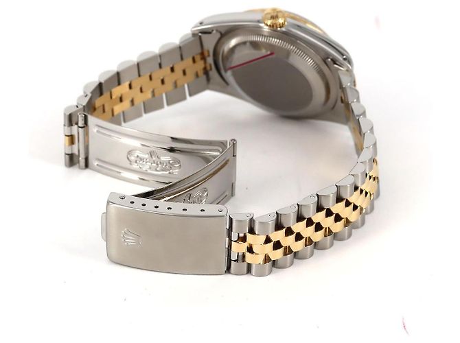 Orologio Rolex Datejust in acciaio inossidabile e oro giallo D'oro - vista 7