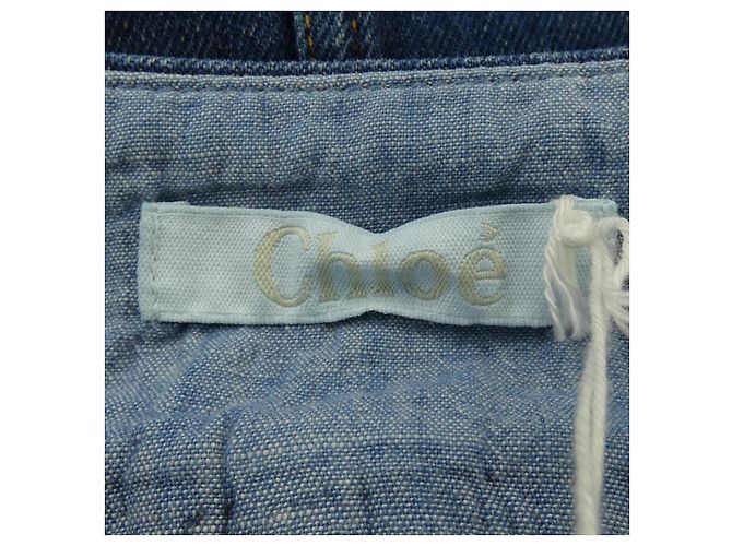Chloé Gonna Chloe Blu - vista 4
