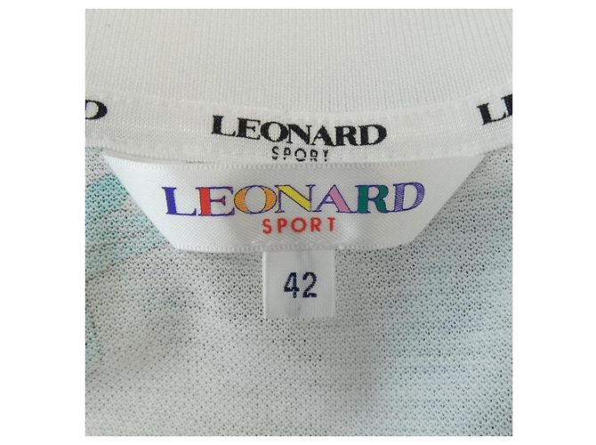 LEONARD SPORT Kleid Weiß Rot Grün - Ansicht 4