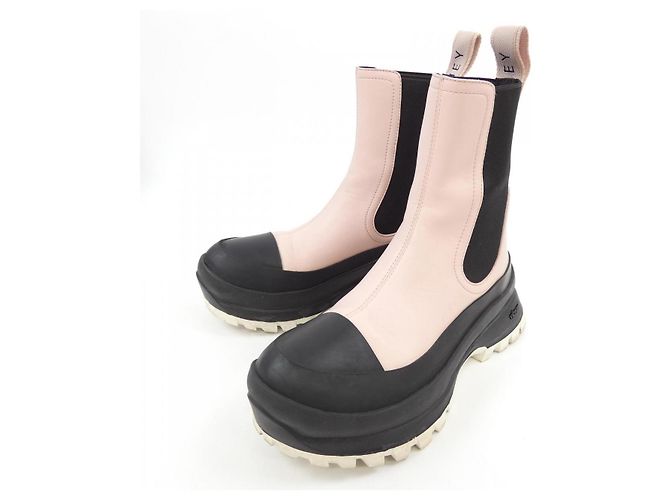 Stella Mc Cartney Stivali Stella McCartney Nero Rosa - vista 3