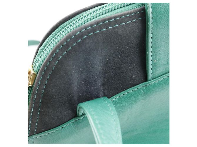 Borsa Tote a Spalla Lunga in Pelle di Vitello Bally Verde - vista 13