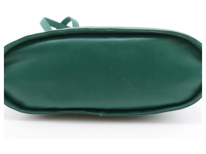 Borsa Tote a Spalla Lunga in Pelle di Vitello Bally Verde - vista 17