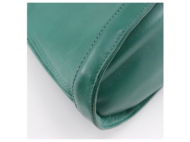 Borsa Tote a Spalla Lunga in Pelle di Vitello Bally Verde - vista 4