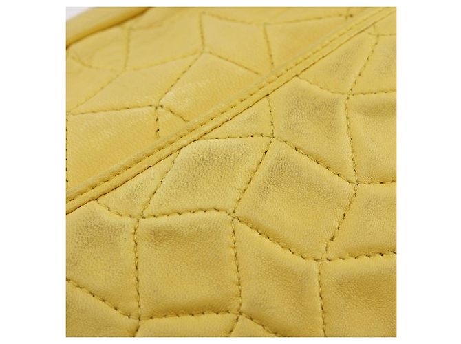 Borsa a tracolla in pelle Bally Giallo - vista 13